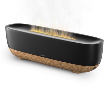 HoMedics Fireside Plus 0.47 Gal Top Fill Ultrasonic Humidifier