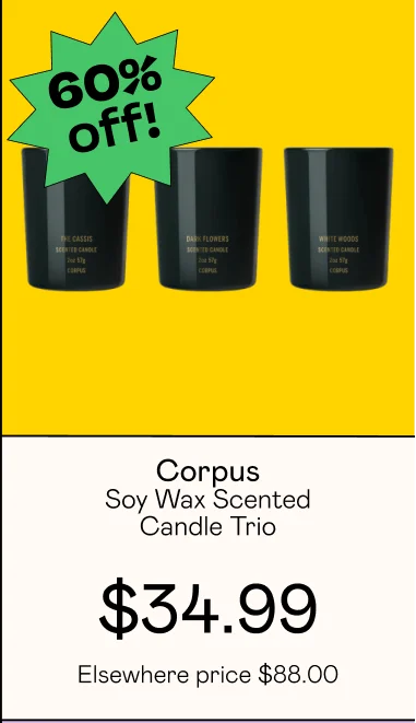 Soy Wax Scented Candle Trio