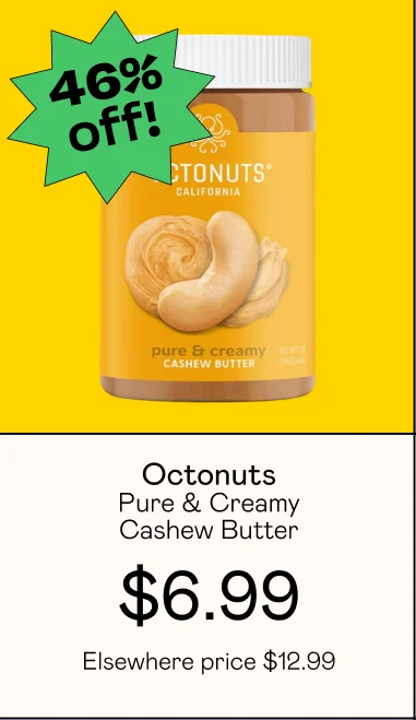 Pure & Creamy Cashew Butter