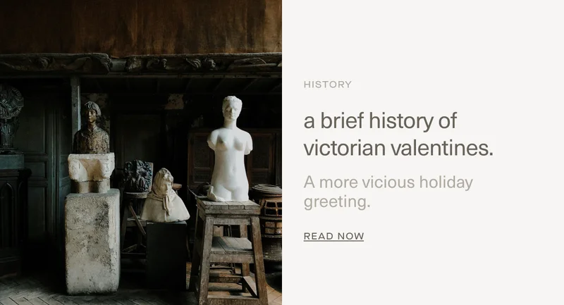 A brief history of victorian valentines.