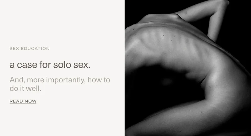 A case for solo sex.