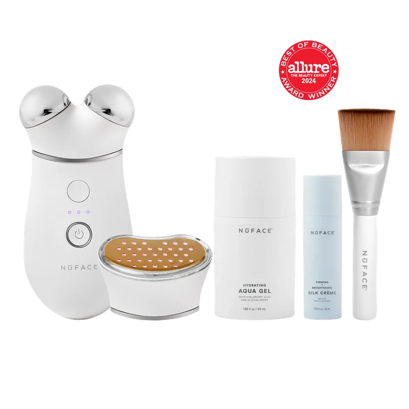 Image of TRINITY+ and Red Light Therapy Attachment - Smart Advanced Facial Toning Device with LED Red Light Attachment