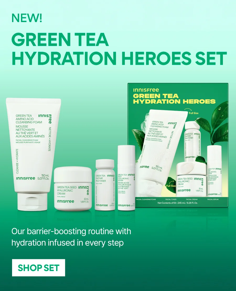 GREEN TEA HYDRATION HEROES SET