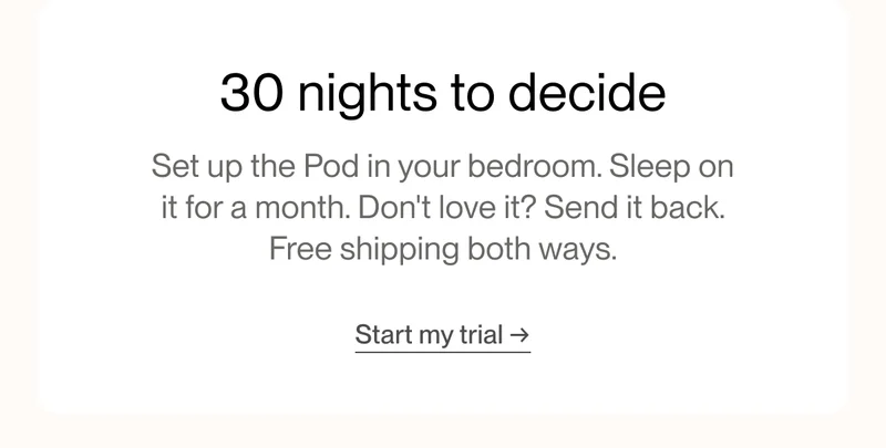 30 nights to decide