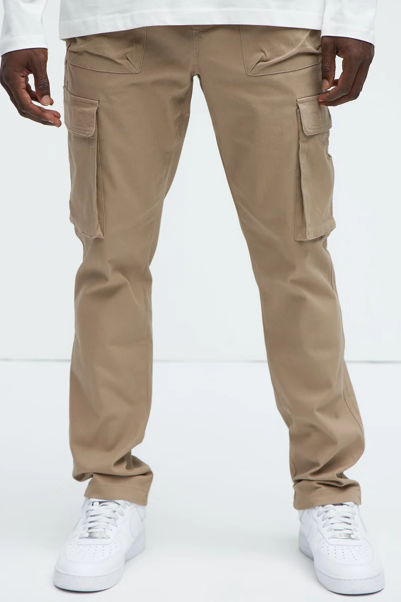 Image of Cadet Utility Slim Cargo Pants - Khaki