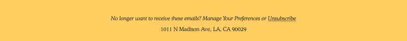 Manage Preferences