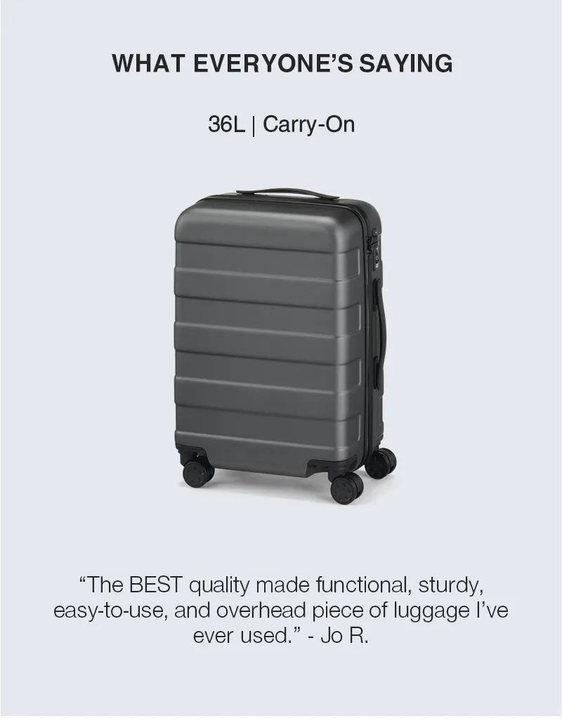 What Everyone's Saying About Our Suitcases