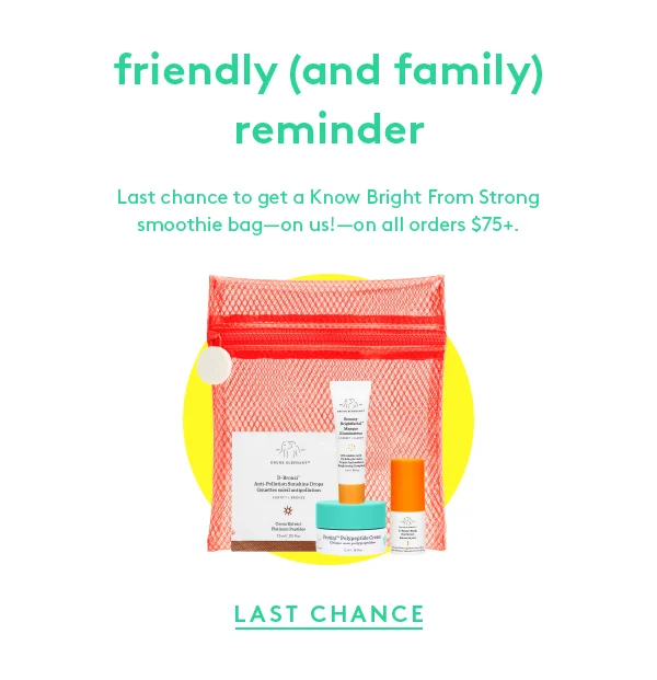 Friendly and family reminder