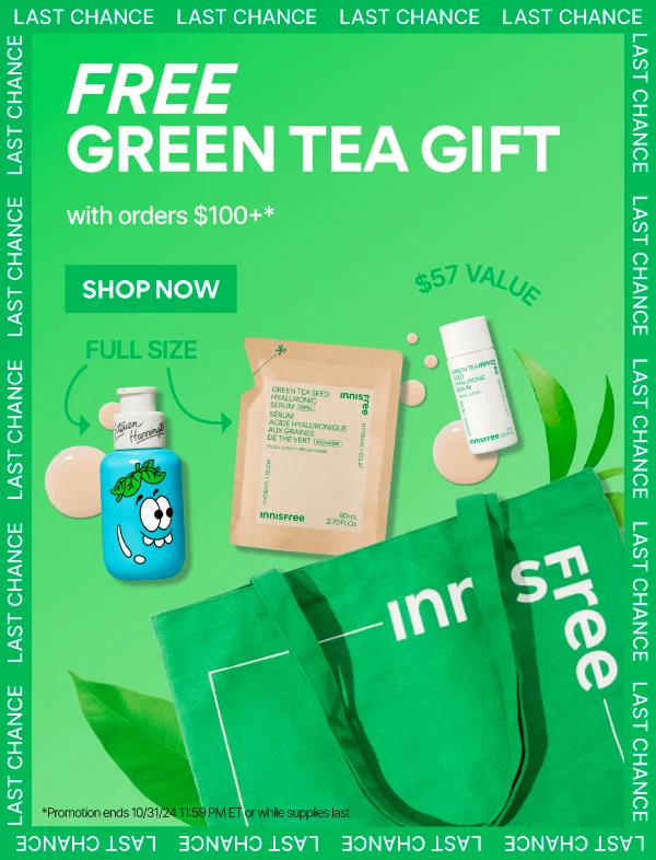FREE GREEN TEA SET