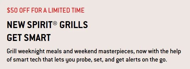 Spirit® Gas Grills
