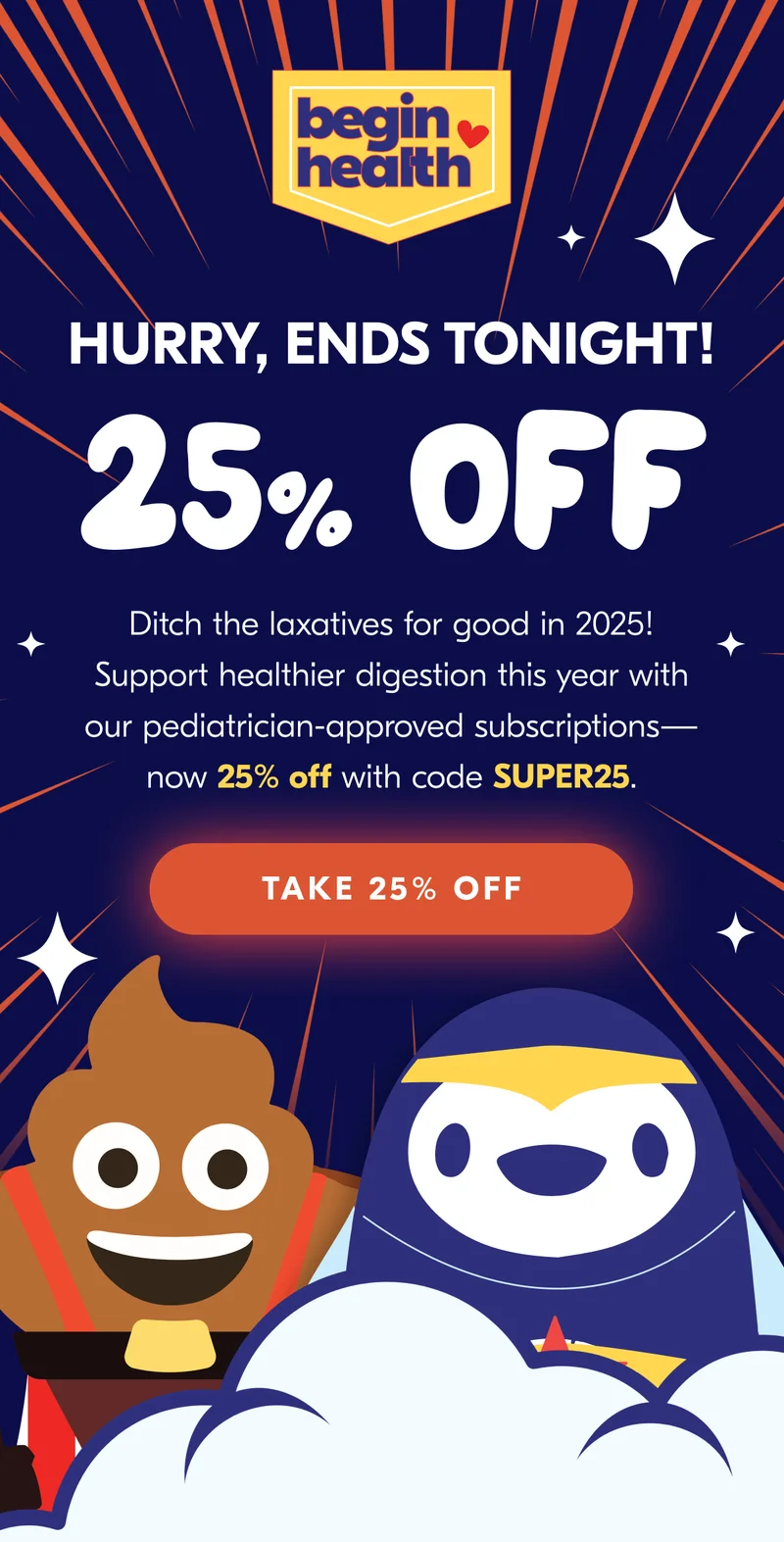 Use code SUPER25 to get 25% off subscriptions.
