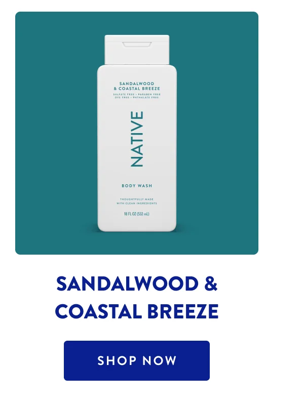 SANDALWOOD & COASTAL BREEZE | SHOP NOW