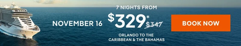 November 9 – 7 Nights from Orlando (Port Canaveral)  to the Caribbean & The Bahamas – Click to Book Now