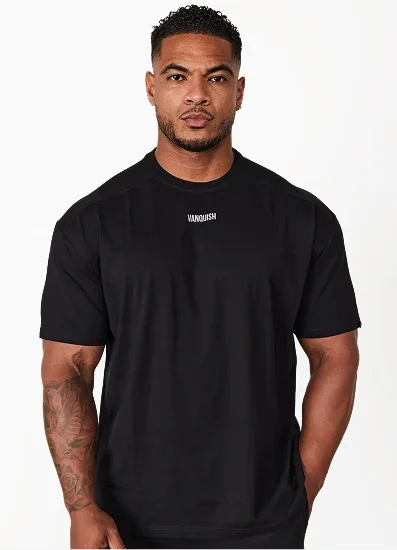 Vanquish Essential Black Oversized T Shirt