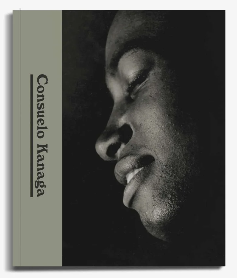 Book titled “Consuelo Kanaga,” featuring a black-and-white portrait