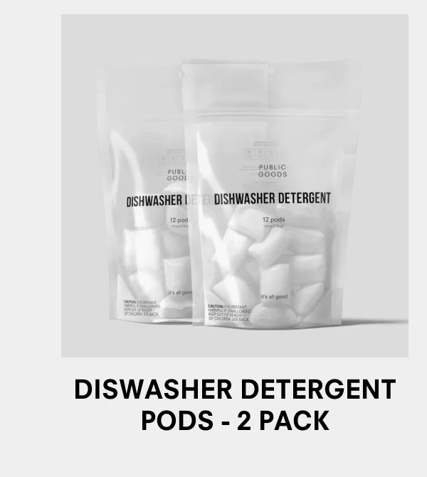 Dishwasher Detergent Pods - 2 Pack