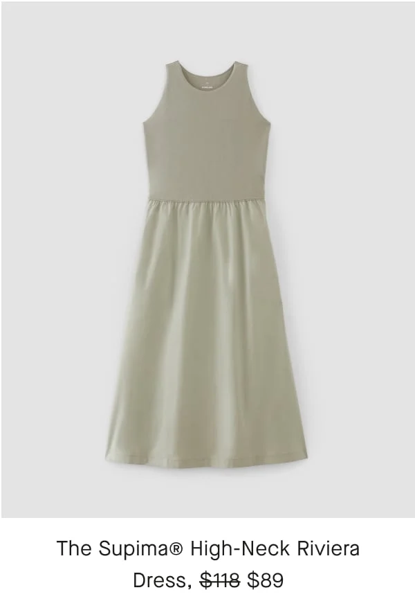 [IMAGE]The Supima® High-Neck Riviera Dress