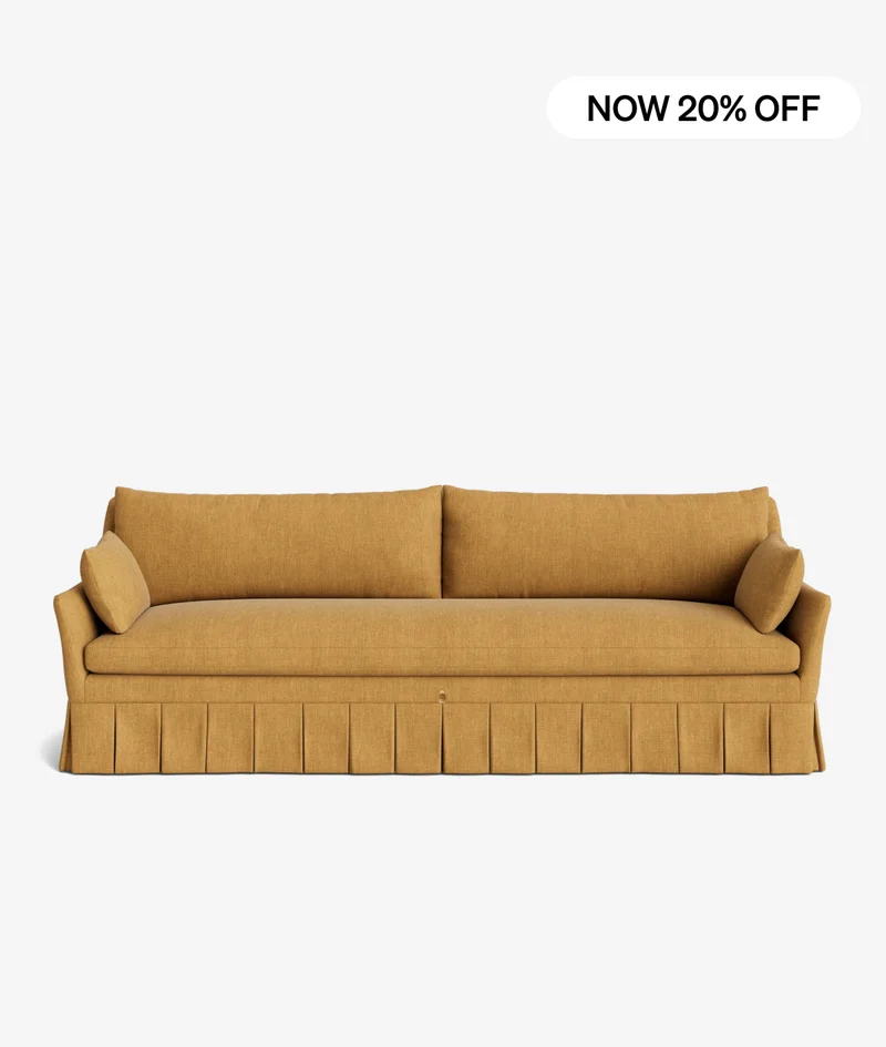Shop Portola Pleated Sofa