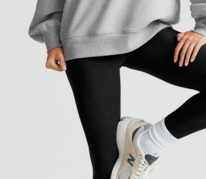 Spacedye Caught In The Midi High Waisted Legging in Darkest Night