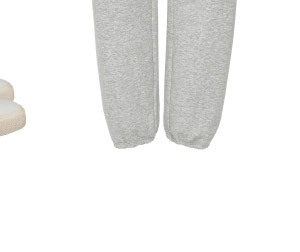 LuxeFleece Sweatpant in Light Heather Gray