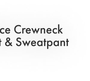 LuxeFleece Sweatpant in Light Heather Gray