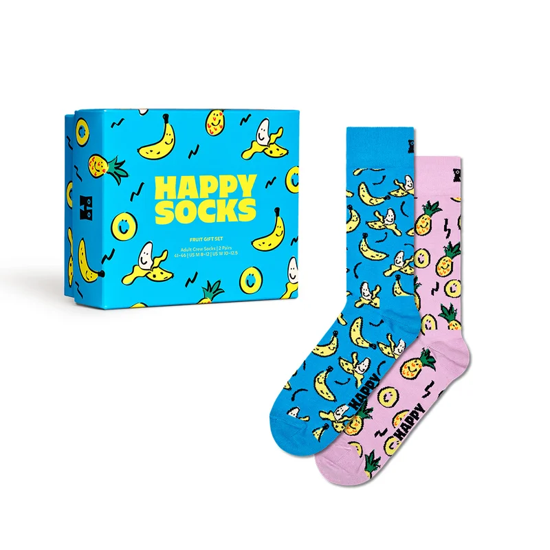 2-Pack Fruits Socks Gift Set