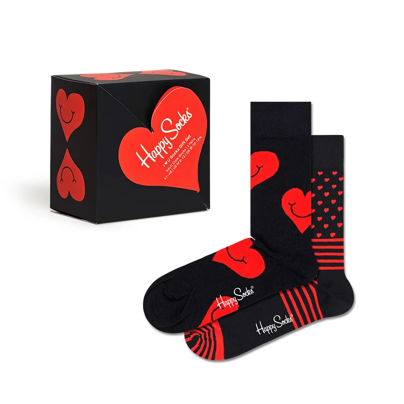 2-Pack I Heart You Socks Gift Set