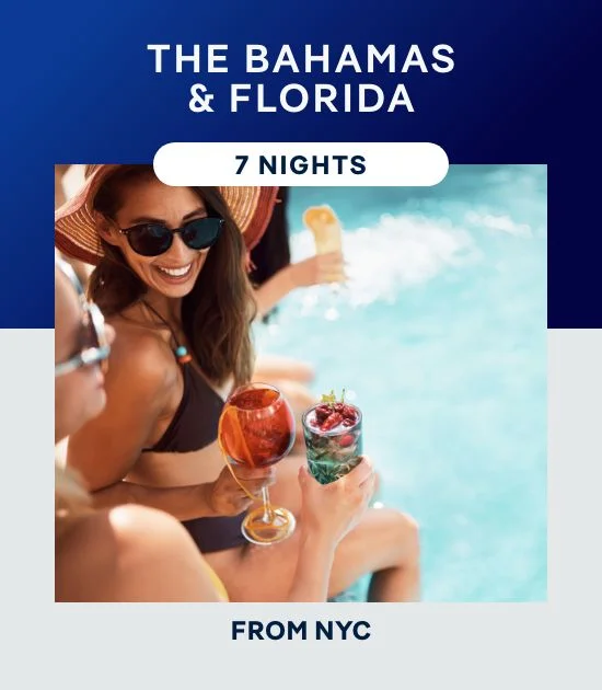 The Bahamas & Florida From New York City (Brooklyn) – 7 Nights – Click to View Cruises & Book Now