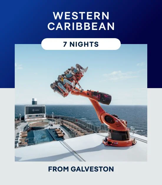 Western Caribbean From Galveston – 7 Nights – Click to View Cruises & Book Now