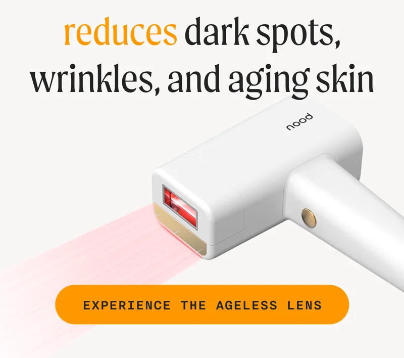 reduces dark spots, wrinkles, and aging skin - EXPERIENCE THE AGELESS LENS