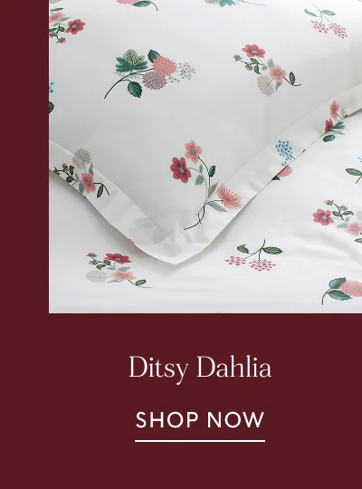 Ditsy Dahlia Sheets