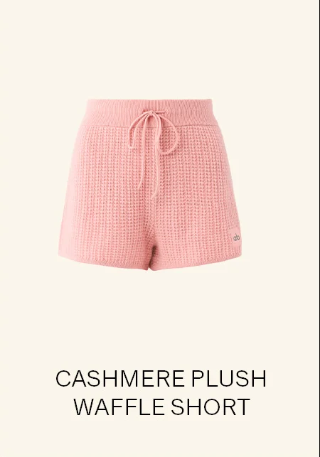 CASHMERE PLUSH WAFFLE SHORT