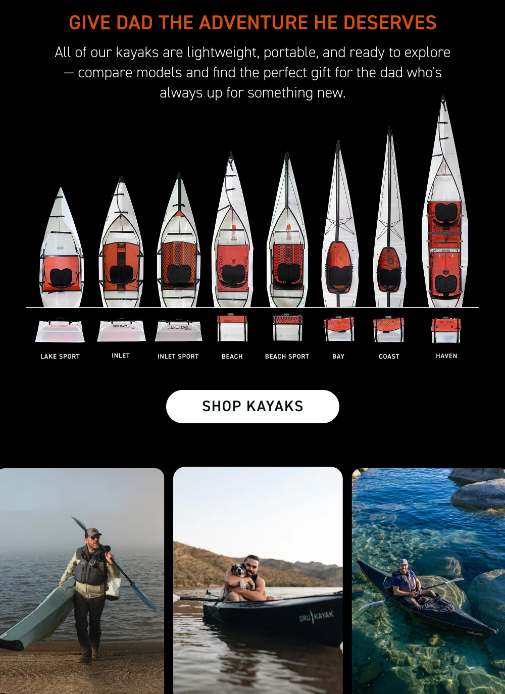 Give Dad The Adventure He Deserves! Give Dad The Adventure He Deserves!