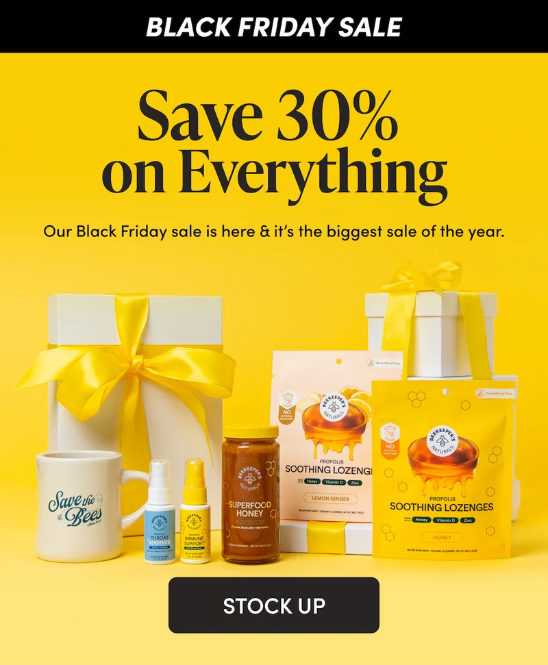 30% Off Holiday Kits Featuring FREE Limited Edition Merch  Early access is over soon! Tomorrow, our limited edition kits (featuring a free holiday gift) officially go public—and they will sell out fast. Get yours while you can with code HOLIDAYBUZZ