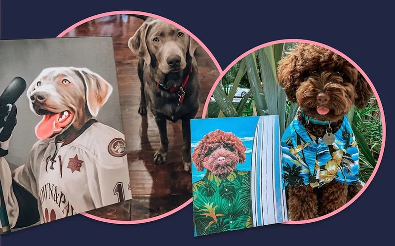 Sports + Hobbies Pet Portrait customer photos
