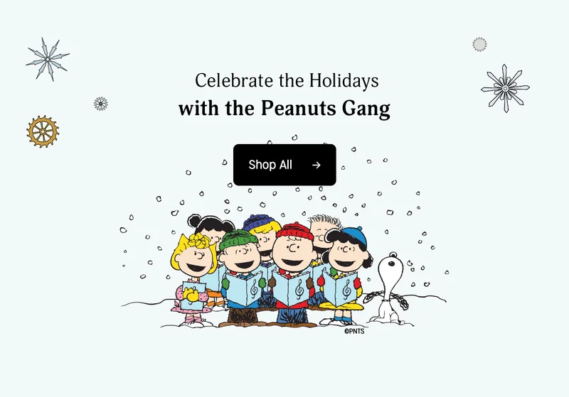 celebrate the holidays with the peanuts gang | shop all