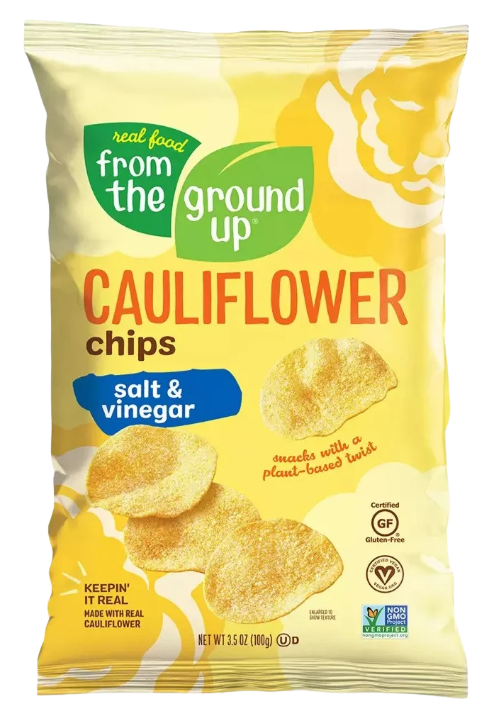 Image of From the Ground Up Salt & Vinegar Cauliflower Chips