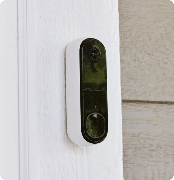 Arlo Video Doorbell mounted on the exterior of a home.