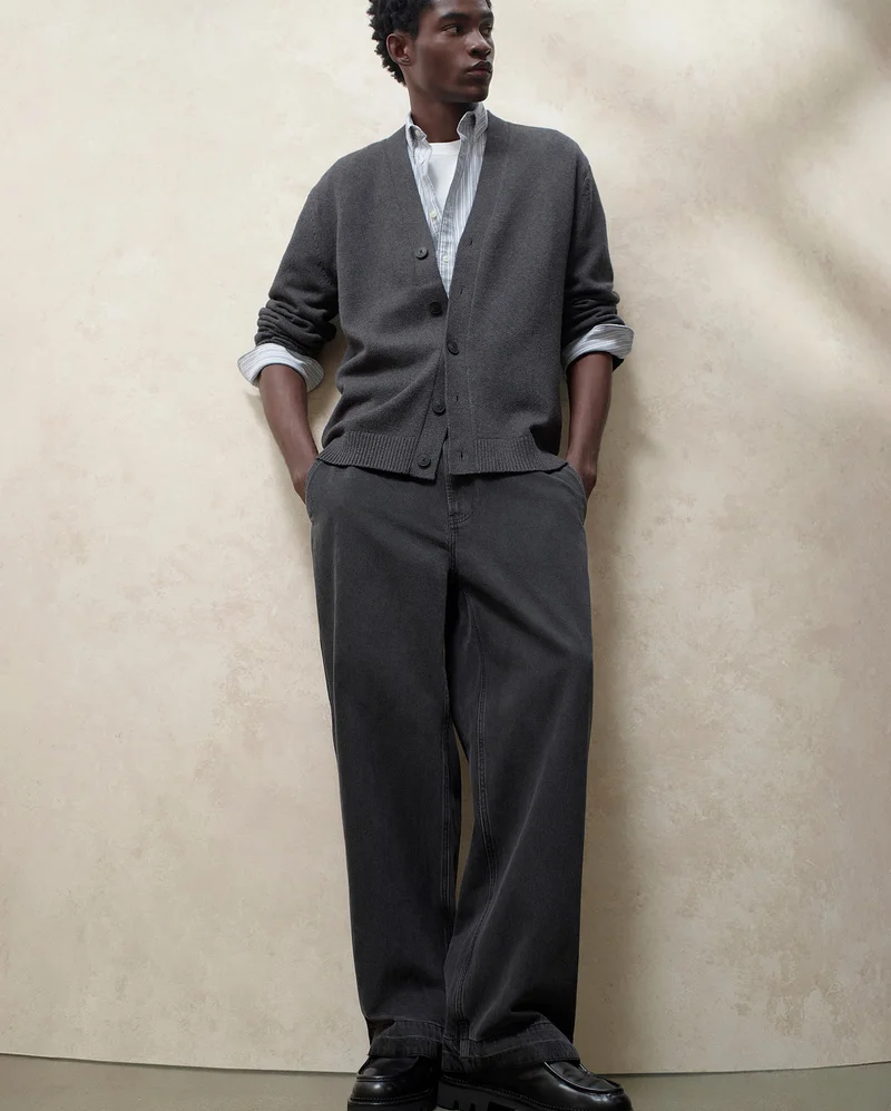 Image | Model In The Baggy Rigid Jean