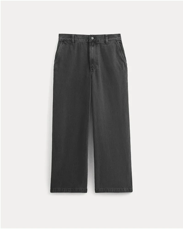 Image | Baggy Rigid Jean | Washed Black