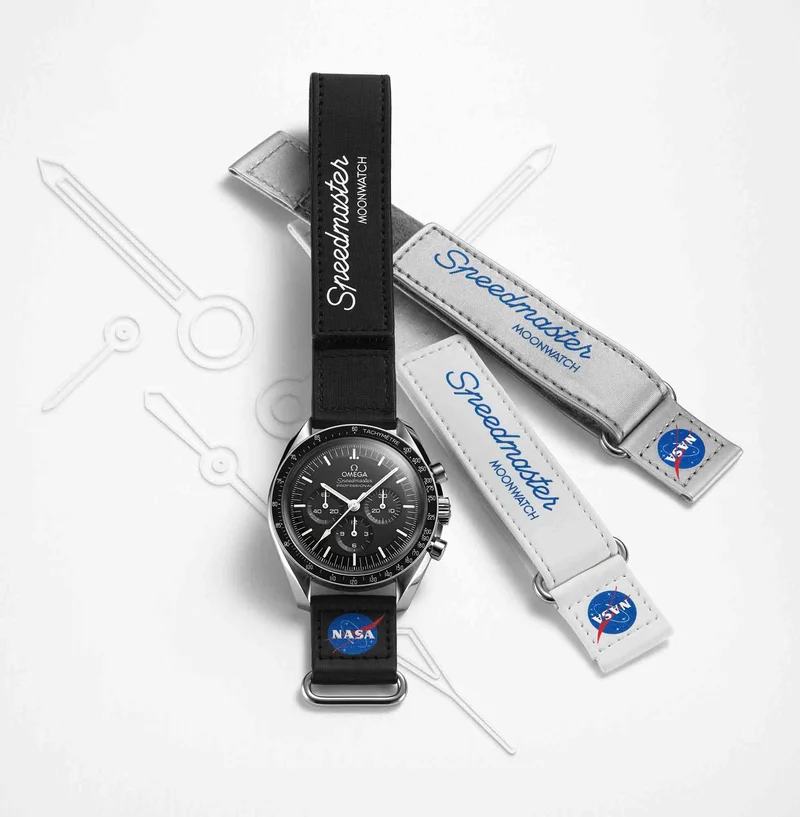 Moonwatch with different NASA straps