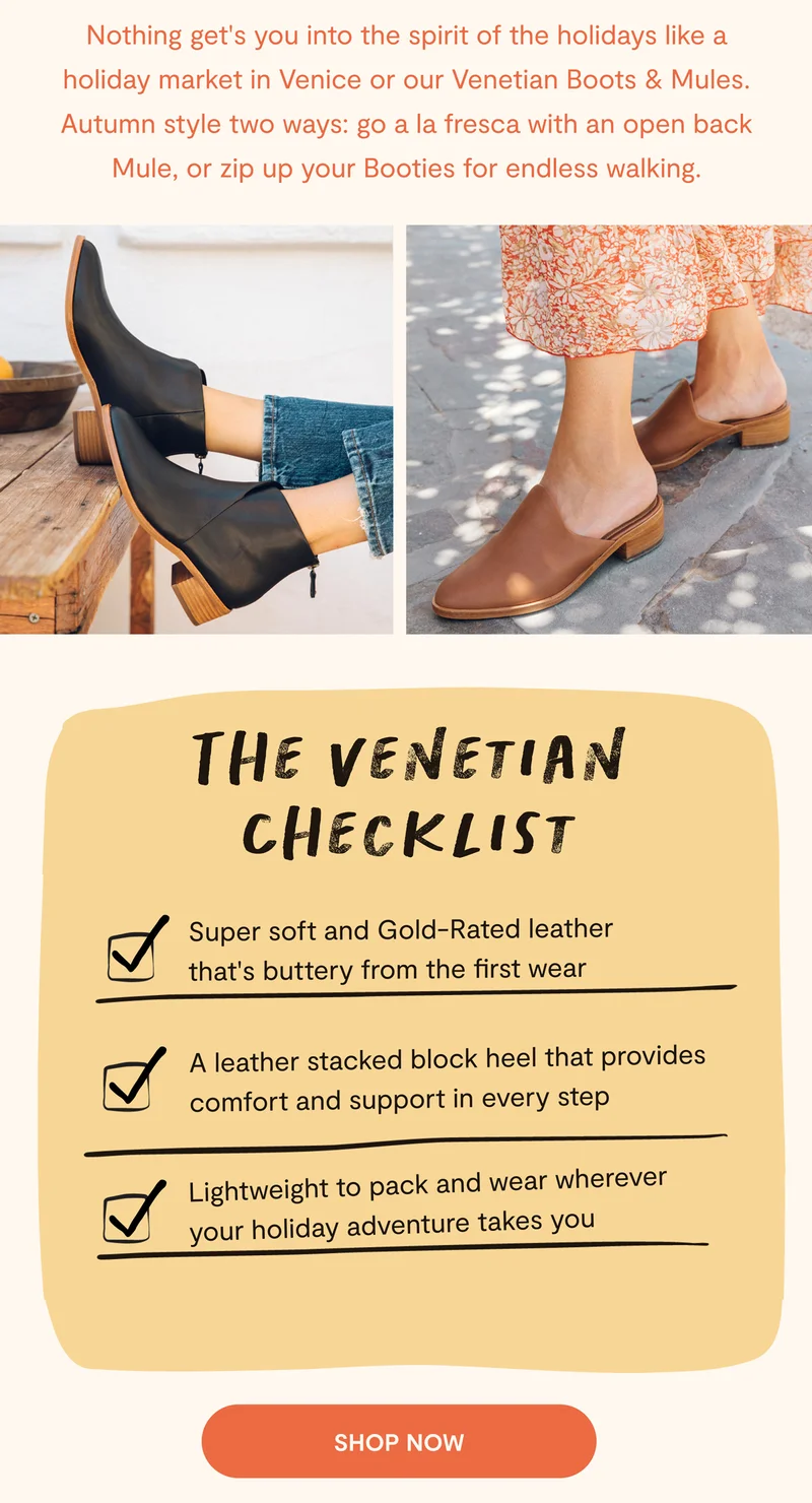 The Venetian Checklist