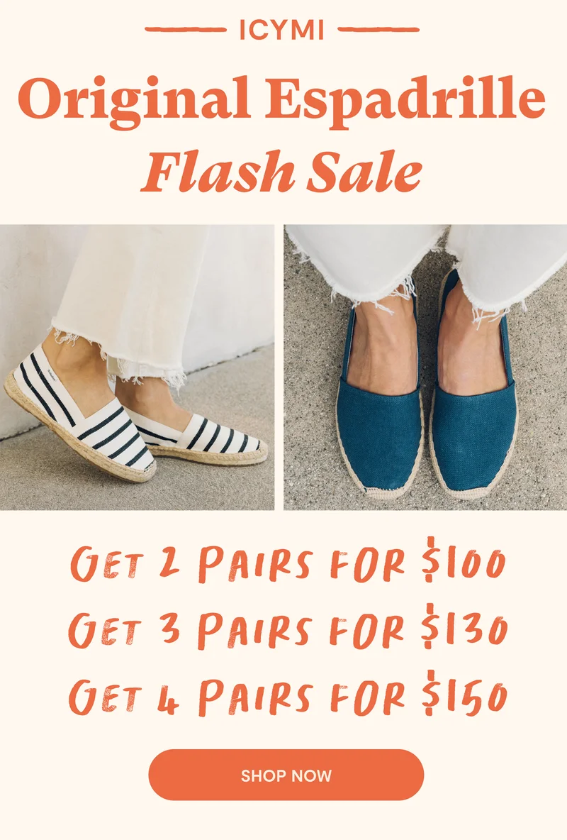 Original Espadrille Flash Sale