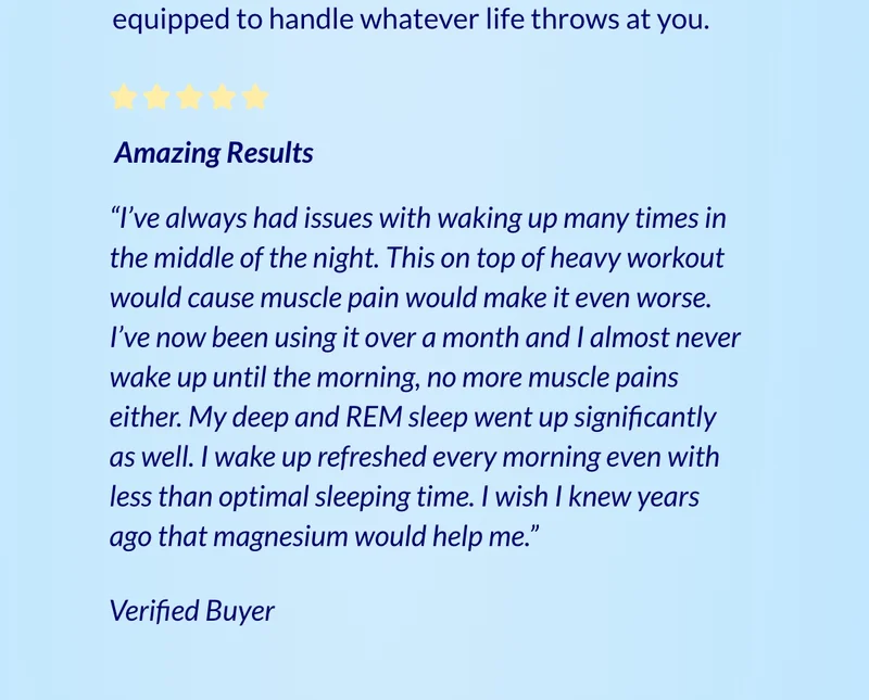 Amazing results