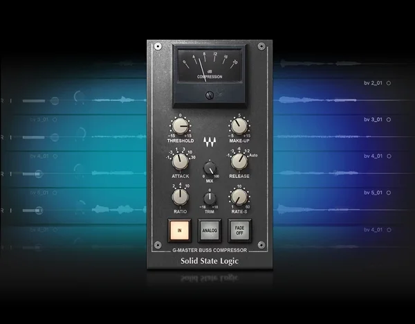 SSL G-Master Buss Compressor - “Glue” tracks into a smooth, cohesive mix