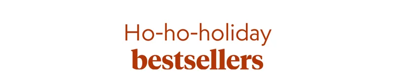 holiday bestsellers
