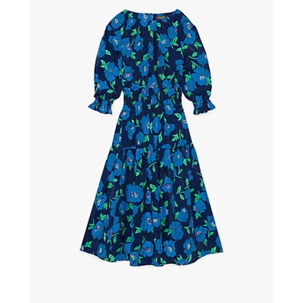 Springtime Blooms Smocked Dress