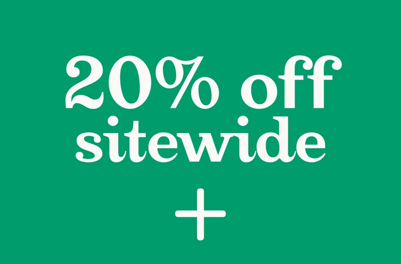 20% off sitewide +