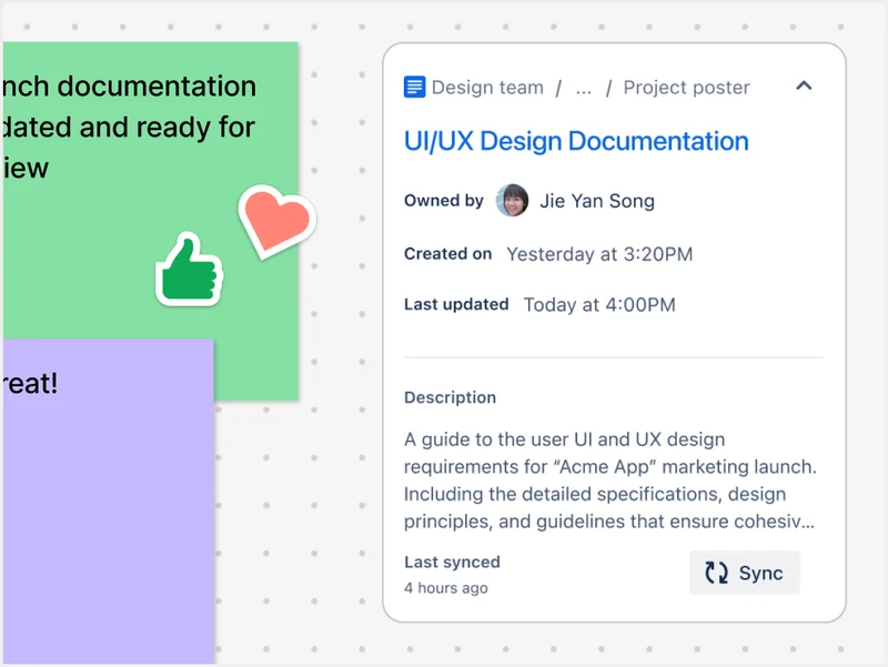 Try the Confluence widget