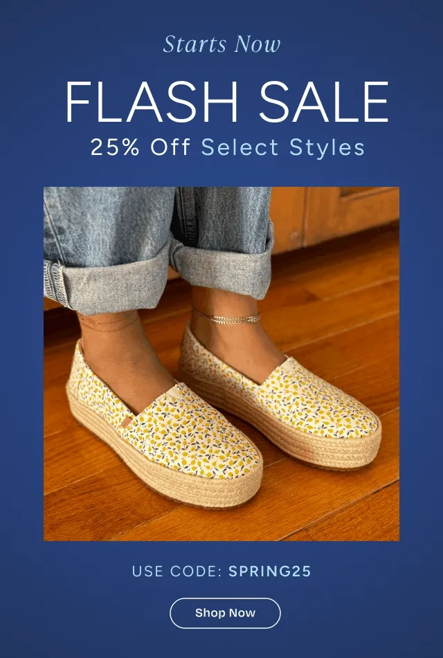 Starts Now | Flash Sale - GIF